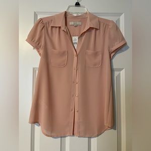LOFT short sleeve blouse